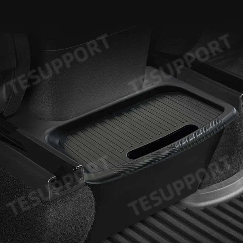 For Tesla Model Y 2025 Juniper Accessories Storage Box Rear Seat Backseat TPE Storage Box Bins Trash Can for New Model Y Juniper