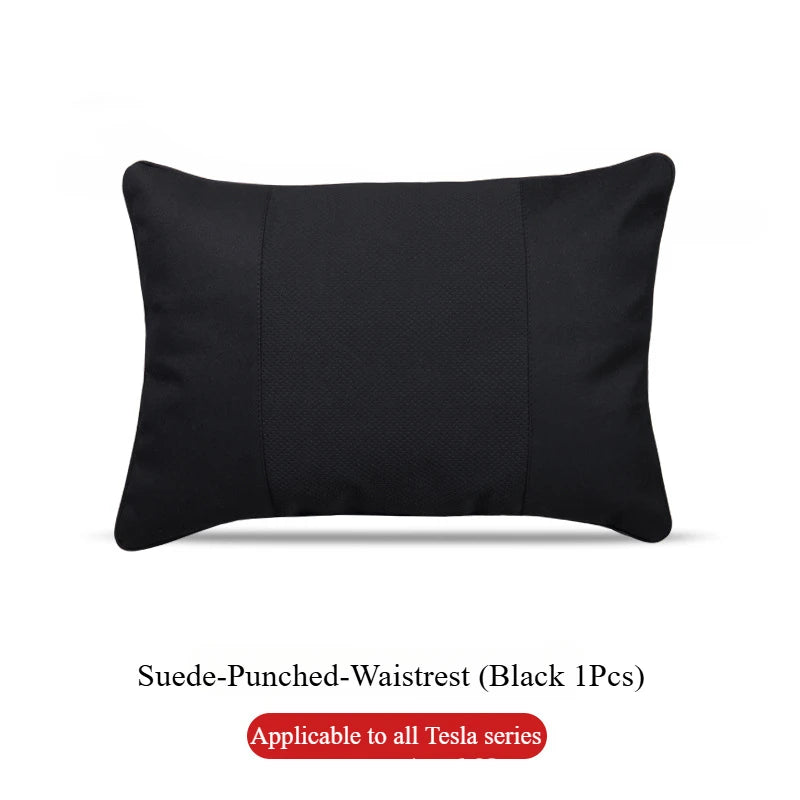 1Pcs Car Seat Headrest Neck Pillow for Tesla Model Y/X/3/S Head Lumbar Relief Support Soft Comfort Memory Cushion Protect Cover