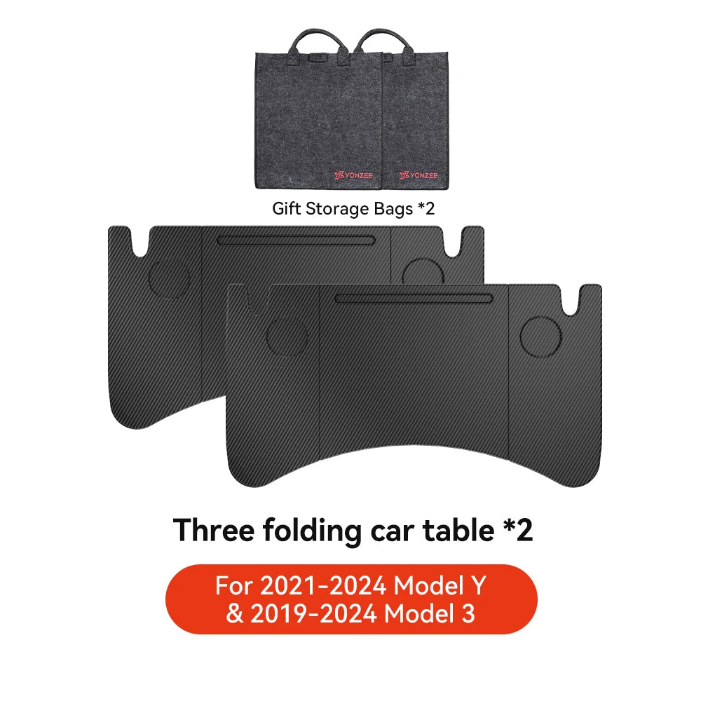 for Tesla Model XS 3 Y Highland Juniper 2018-2025 Steering Wheel Laptop Tray Food Desk Portable Office Table Car Accessories