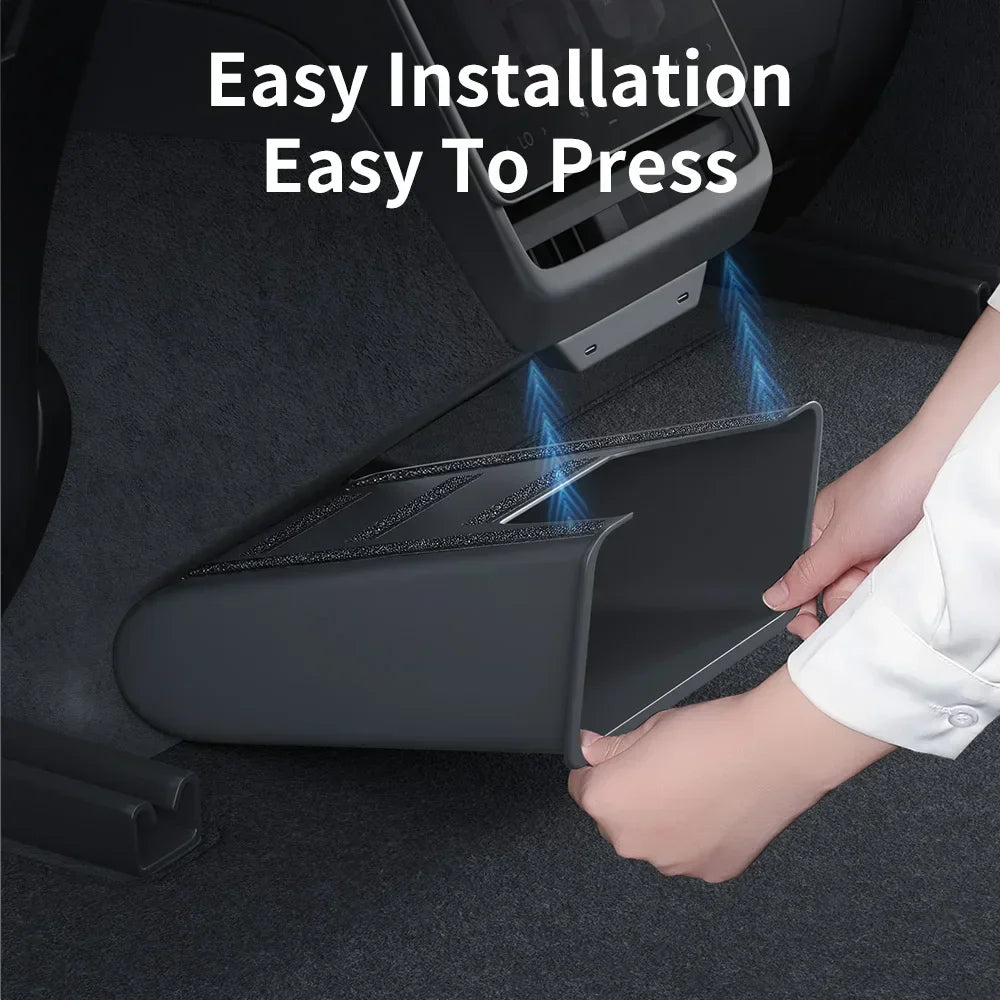 Tesla 2024 Highland Model 3 Rear Seat Trash Can - Magnetic Garbage Bin & Interior Storage Solution