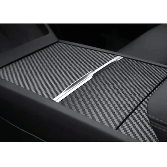 Premium Center Console Cover Protector Sticker for Tesla Model 3 Highland 2024 & Y Juniper 2025 - Durable Central Control Panel Film Car Accessory