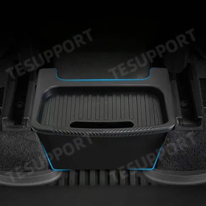 For Tesla Model Y 2025 Juniper Accessories Storage Box Rear Seat Backseat TPE Storage Box Bins Trash Can for New Model Y Juniper
