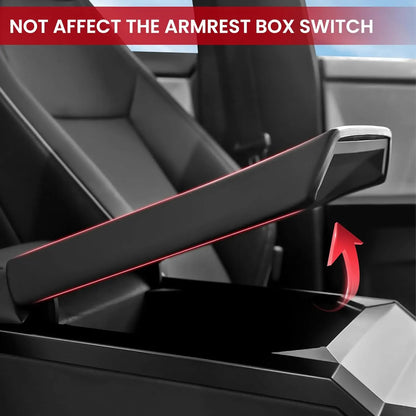 Center Console Armrest Cover for Tesla Cybertruck 2023 2024 2025 TPE Waterproof Armrest Box Cover Protector Interior Acessories