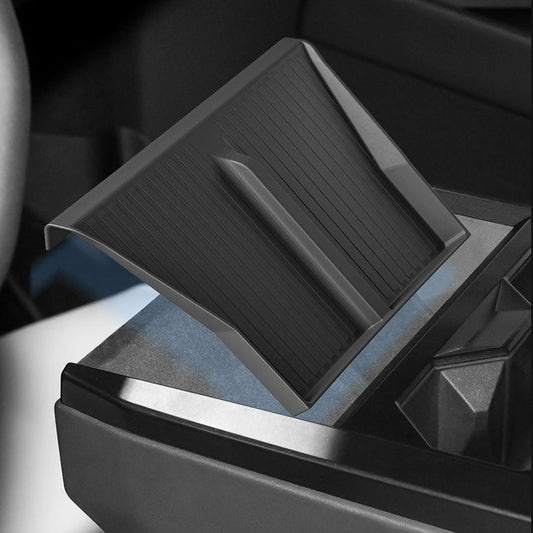 For Tesla Cybertruck 2024 Wireless Charging Pad Auto Interior Accessories Car Phone Non-Slip Charger Mat Pickup Protective Pad
