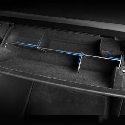 For Tesla Model Y 3 2020-2023 LHD Glove Box Divider Organizer Partition Plates Storage Holder Glovebox Container Car Accessories