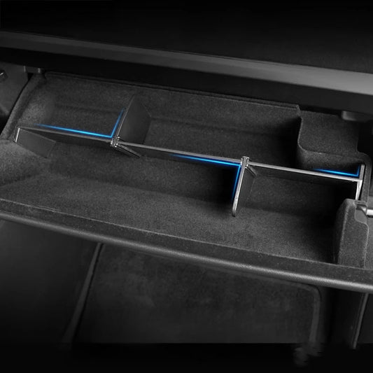 For Tesla Model Y 3 2020-2023 LHD Glove Box Divider Organizer Partition Plates Storage Holder Glovebox Container Car Accessories