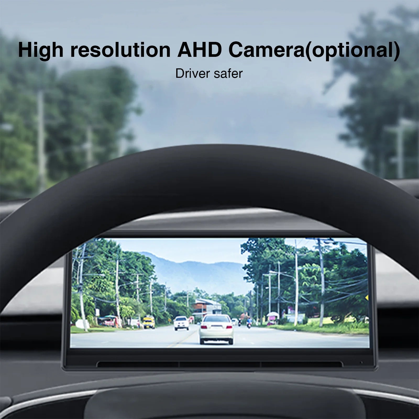8.9" HUD for Tesla Model Y & Model 3 - Enhanced Carplay & Energy Consumption Monitoring for 2025 Juniper & Highland