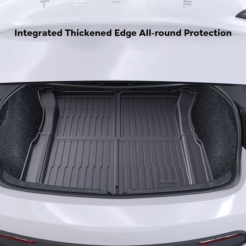 For Tesla New Model Y Launch 2025 Front and Back Trunk Mat TPE Carpet Waterproof Weather-Resistant Pads up and down Layer Mats