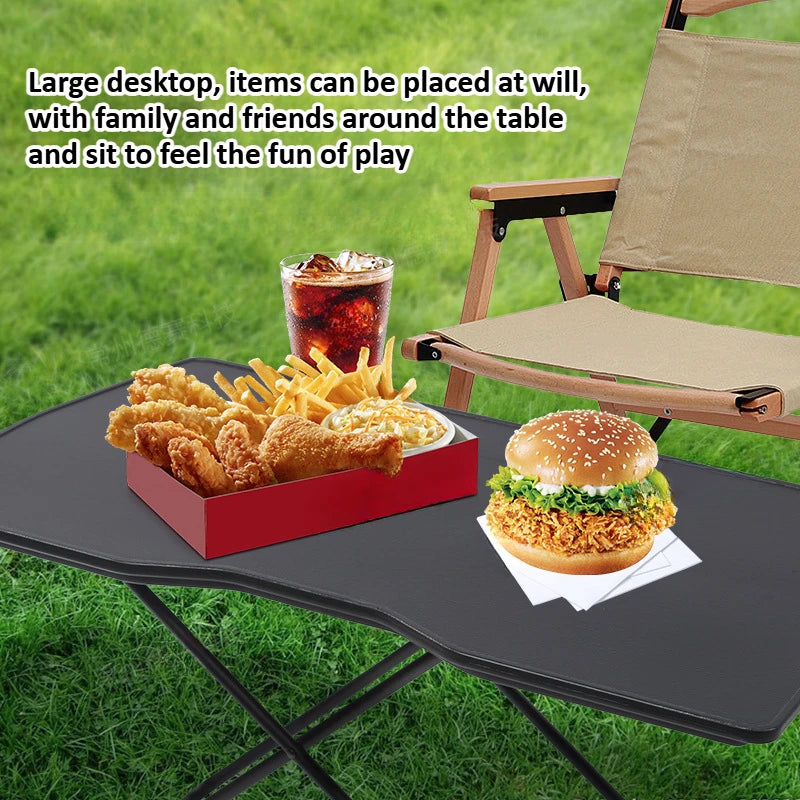 Versatile Rear Bucket Table Board for Tesla Cybertruck 2025 - Portable Folding Desk for Camping and Outdoor Adventures