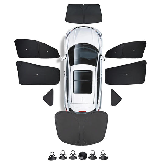 Premium Window Sun Shade for Tesla Model Y & Model 3/X/S (2023-2025) - Ultimate UV Protection & Full Privacy Cover