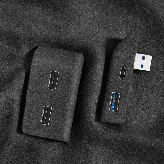 for Tesla Model 3 Y Highland Juniper 2021-2025 Glove Box Flocking USB HUB Adapter Quick Charger Car Accessories