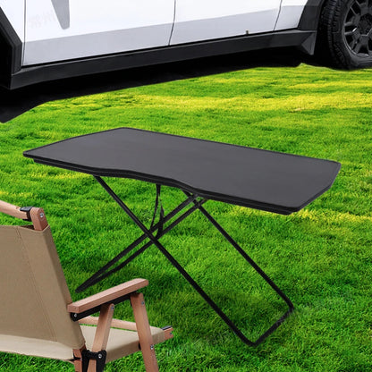 Versatile Rear Bucket Table Board for Tesla Cybertruck 2025 - Portable Folding Desk for Camping and Outdoor Adventures