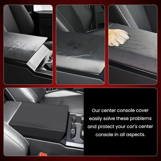 Center Console Armrest Cover for Tesla Cybertruck 2023 2024 2025 TPE Waterproof Armrest Box Cover Protector Interior Acessories