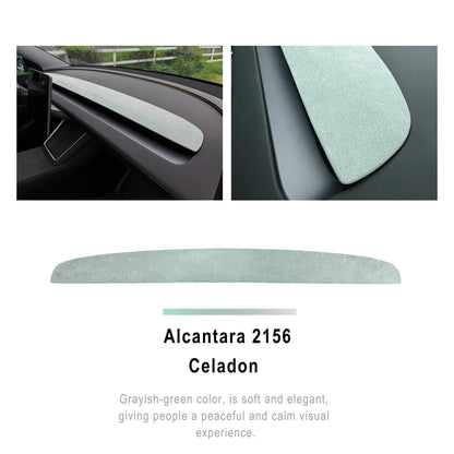 2025 Tesla Model Y & Model 3 Highland Authentic Alcantara Suede Dashboard Replacement - Elevate Your Car Interior!