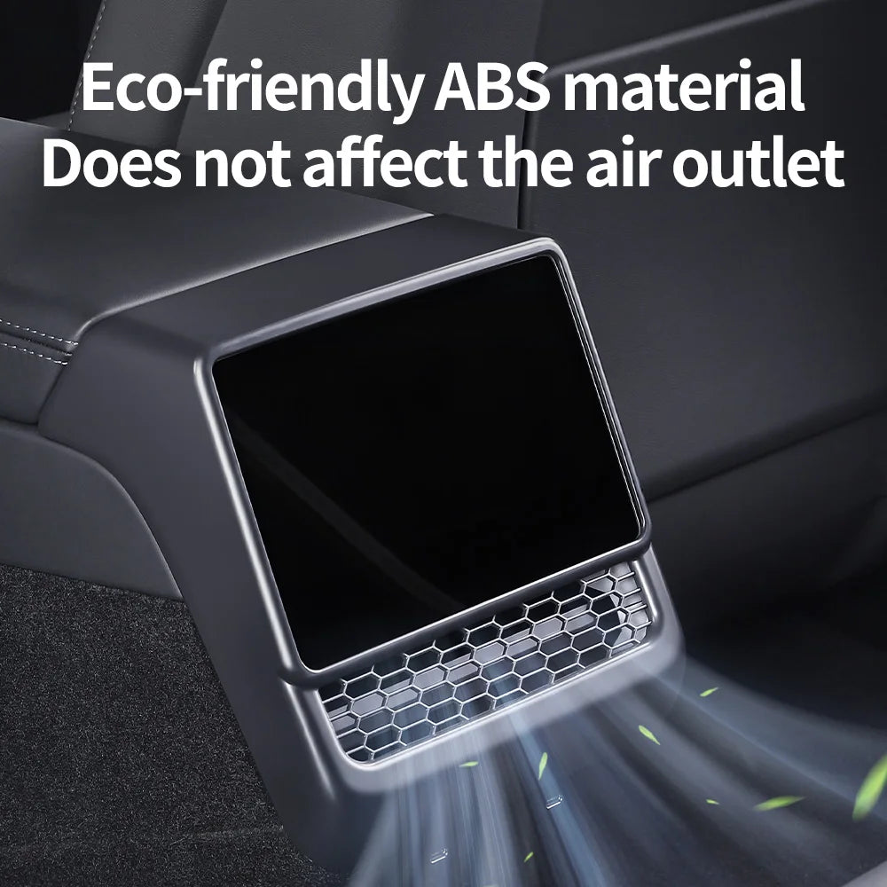 for Tesla Model 3/Y Highland Juniper Rear Center Console Air Outlet Cover Vent Outlet Dust Cover Car Styling Accessories
