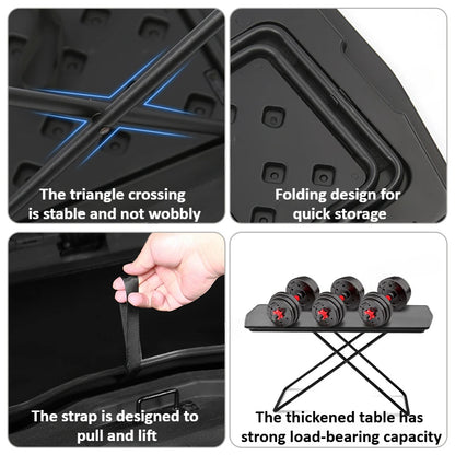 Versatile Rear Bucket Table Board for Tesla Cybertruck 2025 - Portable Folding Desk for Camping and Outdoor Adventures