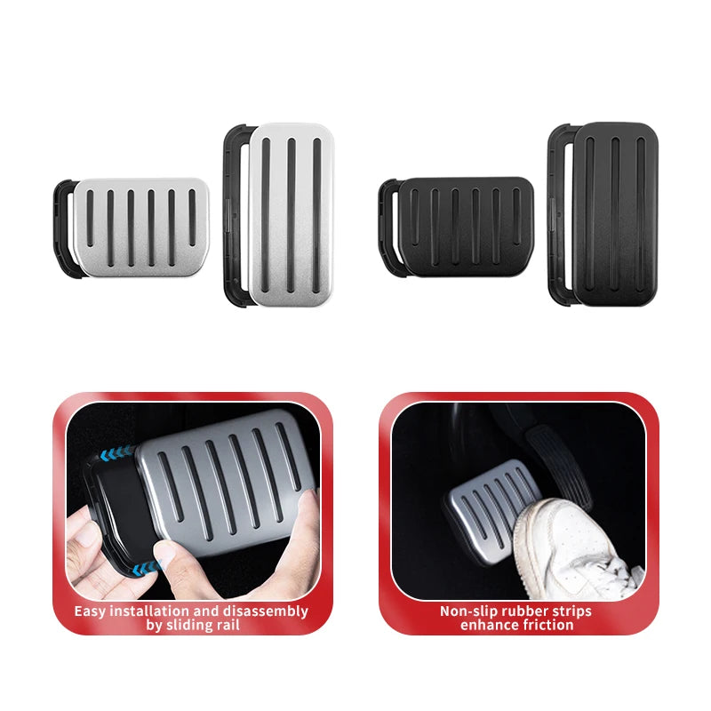 For Tesla Model Y Juniper 2025 Launch 2025-2020 Model 3 Highland 2017-2024 Accelerator Brake Pedal anti Slip Foot Rest Cover