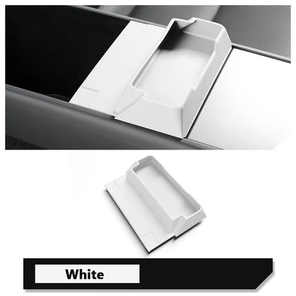 For Tesla Model Y 2025 Juniper Launch Model 3 Highland 2024-2025 Console Armrest Silicone Sunglasses Storage Box Tray