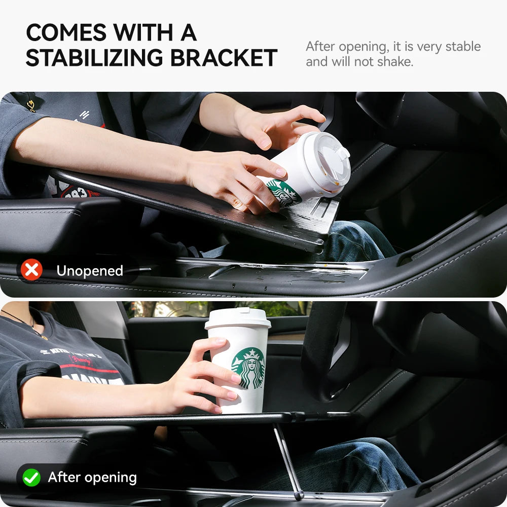 for Tesla Model XS 3 Y Highland Juniper 2018-2025 Steering Wheel Laptop Tray Food Desk Portable Office Table Car Accessories
