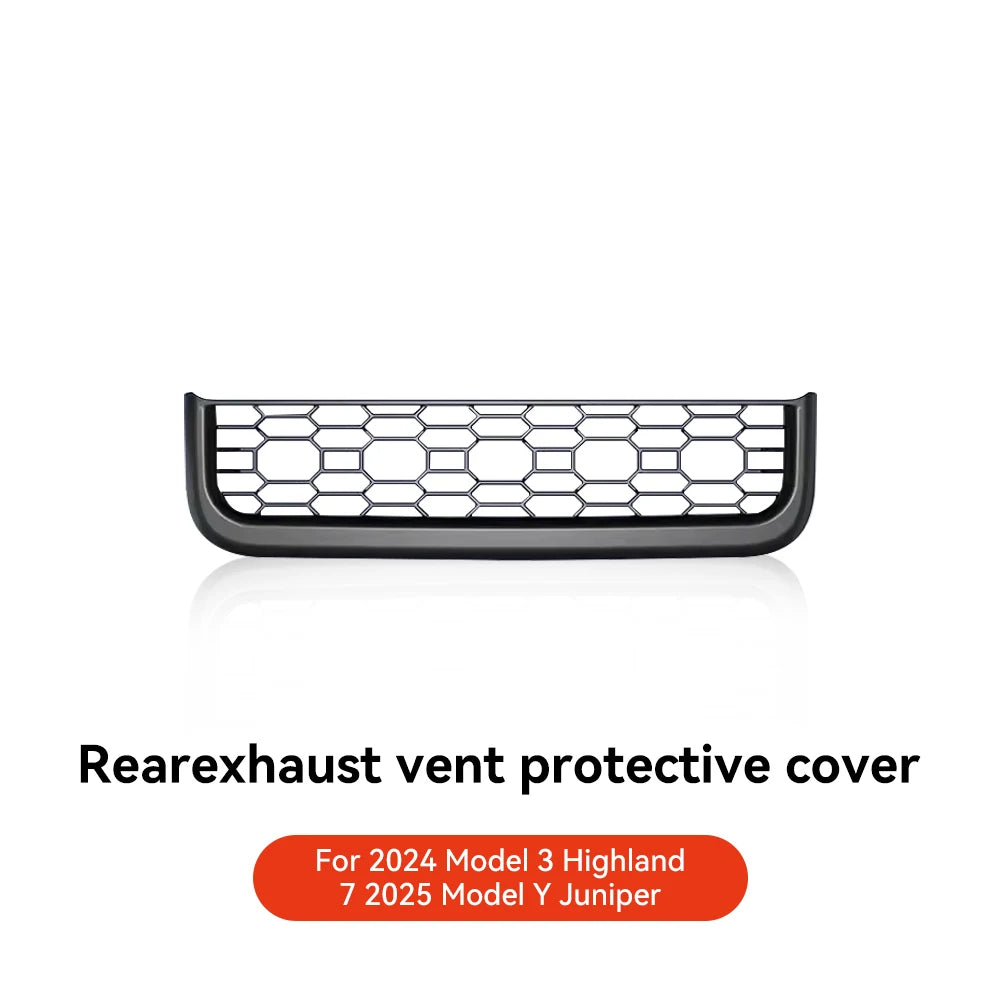 for Tesla Model 3/Y Highland Juniper Rear Center Console Air Outlet Cover Vent Outlet Dust Cover Car Styling Accessories