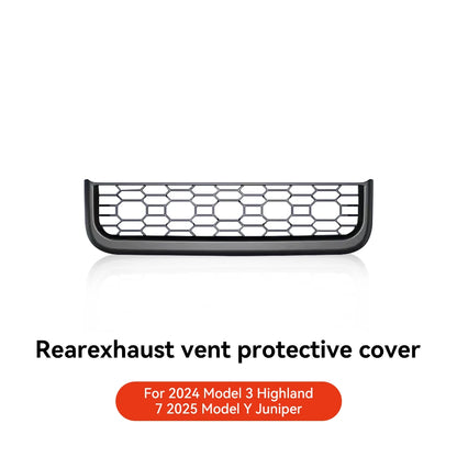 for Tesla Model 3/Y Highland Juniper Rear Center Console Air Outlet Cover Vent Outlet Dust Cover Car Styling Accessories