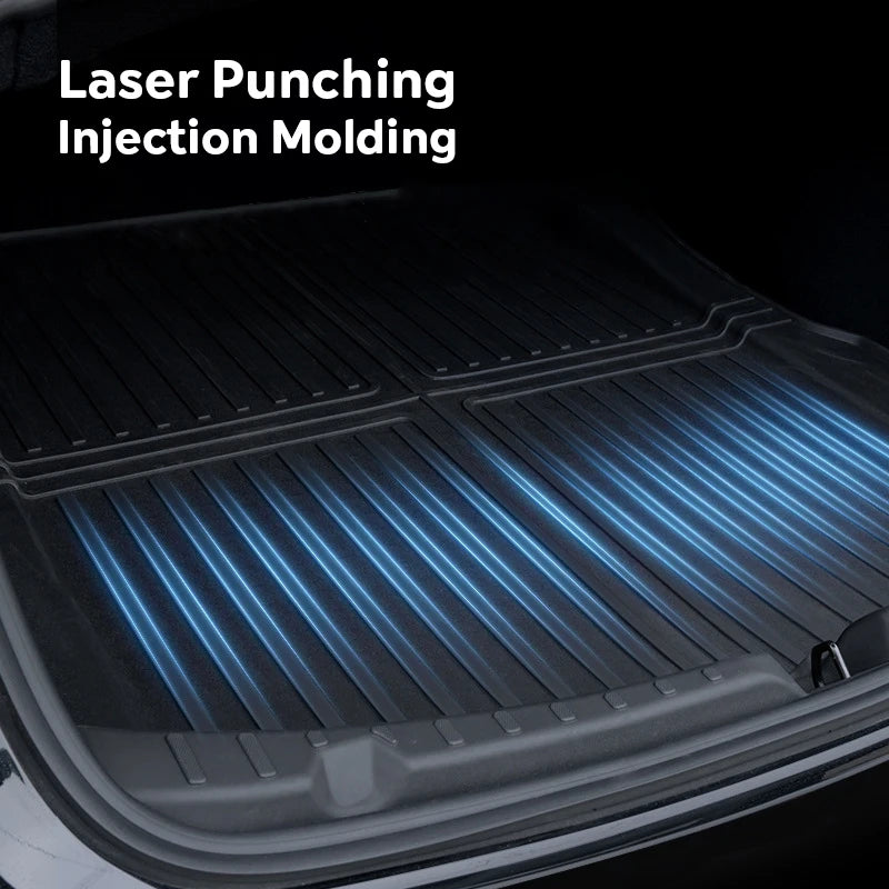 For Tesla New Model Y Launch 2025 Front and Back Trunk Mat TPE Carpet Waterproof Weather-Resistant Pads up and down Layer Mats