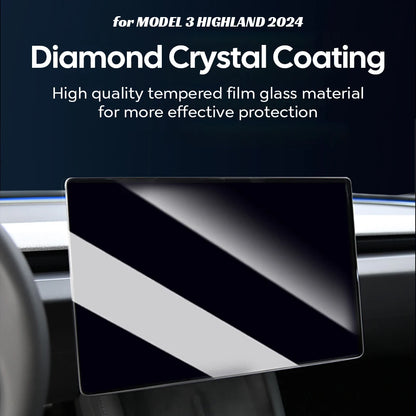 Premium Tempered Glass Screen Protector for Tesla Model Y & Model 3 - Front & Rear Protection for 2025 & 2024 Models
