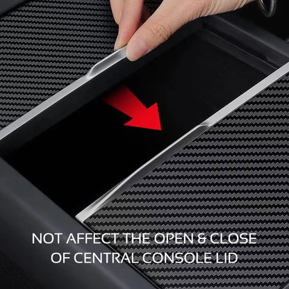 For Tesla Model 3 Highland 2024 Y Juniper 2025 Center Console Cover Protector Sticker Central Control Panel Film Car Accessories
