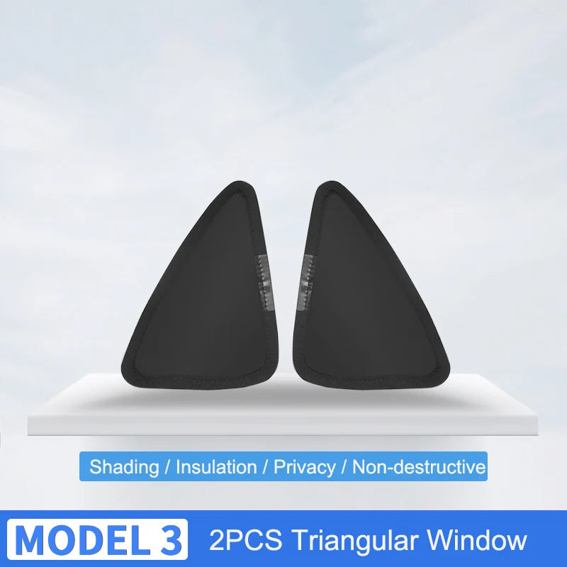 Premium Car Sun Shade for Tesla Model 3 & Y (2017-2025) - Ultimate Windshield & Side Window Privacy Protector for Kids