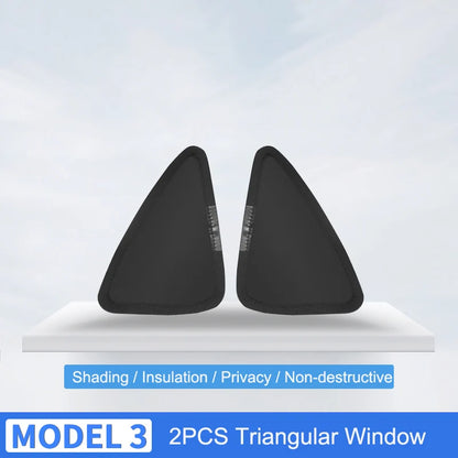 Premium Car Sun Shade for Tesla Model 3 & Y (2017-2025) - Ultimate Windshield & Side Window Privacy Protector for Kids