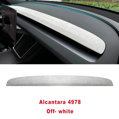 2025 Tesla Model Y & Model 3 Highland Authentic Alcantara Suede Dashboard Replacement - Elevate Your Car Interior!