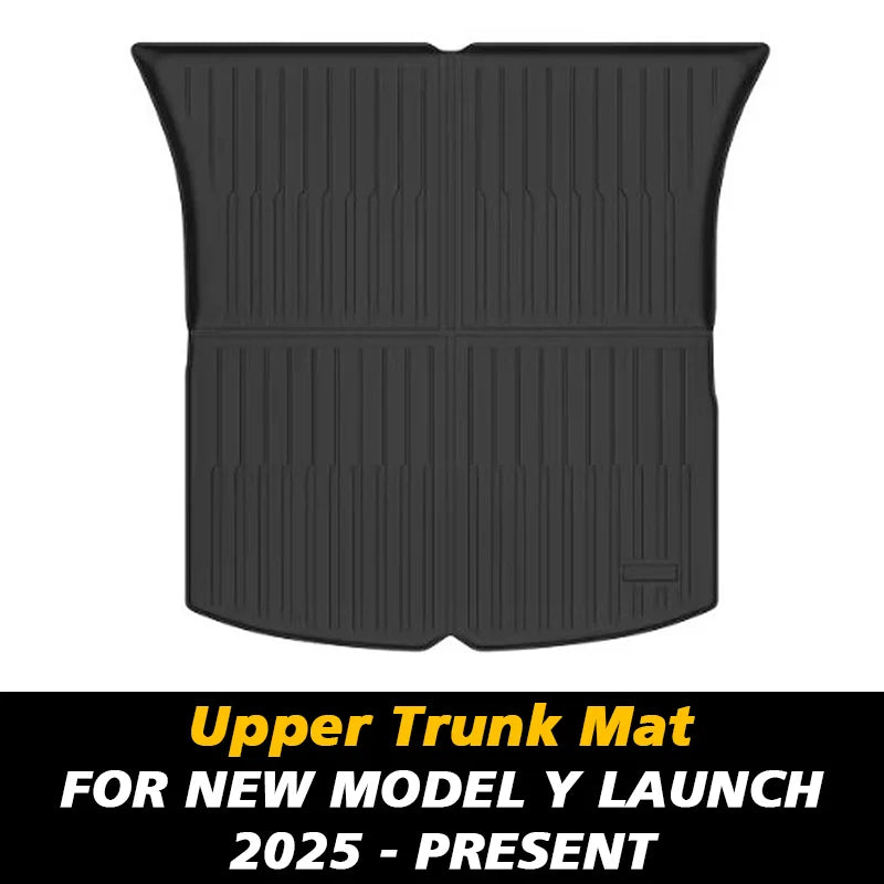 For Tesla New Model Y Launch 2025 Front and Back Trunk Mat TPE Carpet Waterproof Weather-Resistant Pads up and down Layer Mats